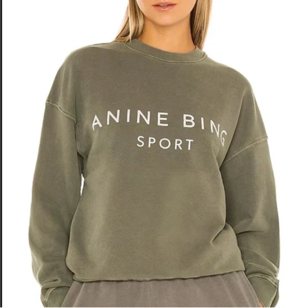 Anine Bing Sport Evan Sweatshirt - Size Small
